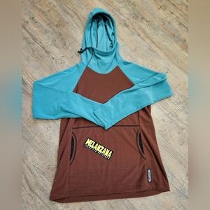 Melanzana Womens V2 micro Grid Hoodie